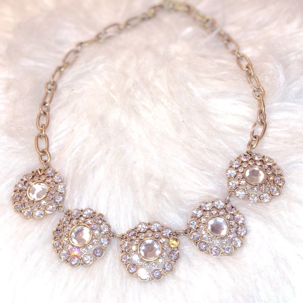 J.Crew Crystal Gem Necklace